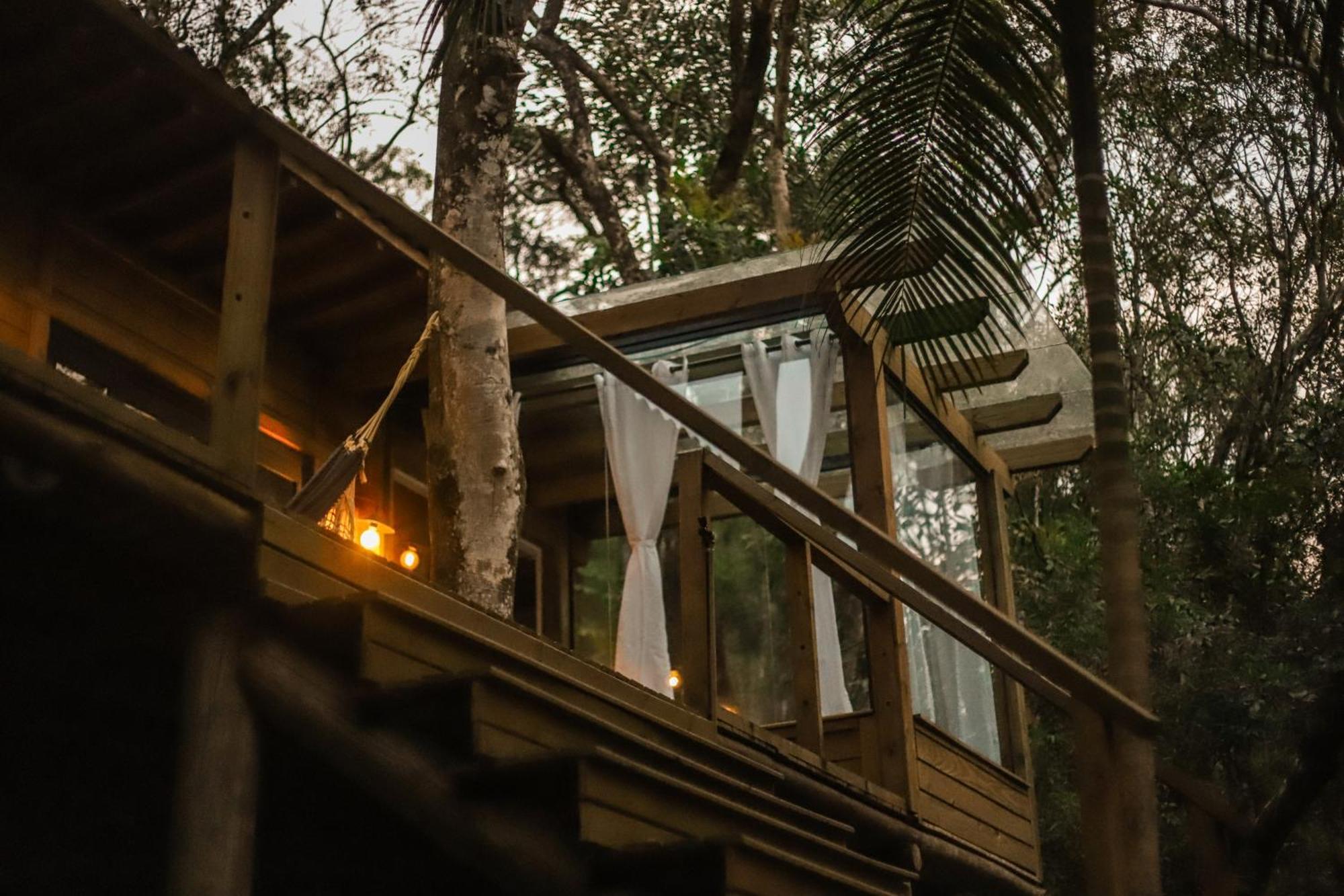Chale Da Arvore, Vivenda Serra Velha, Chales De Montanha Timbe do Sul エクステリア 写真